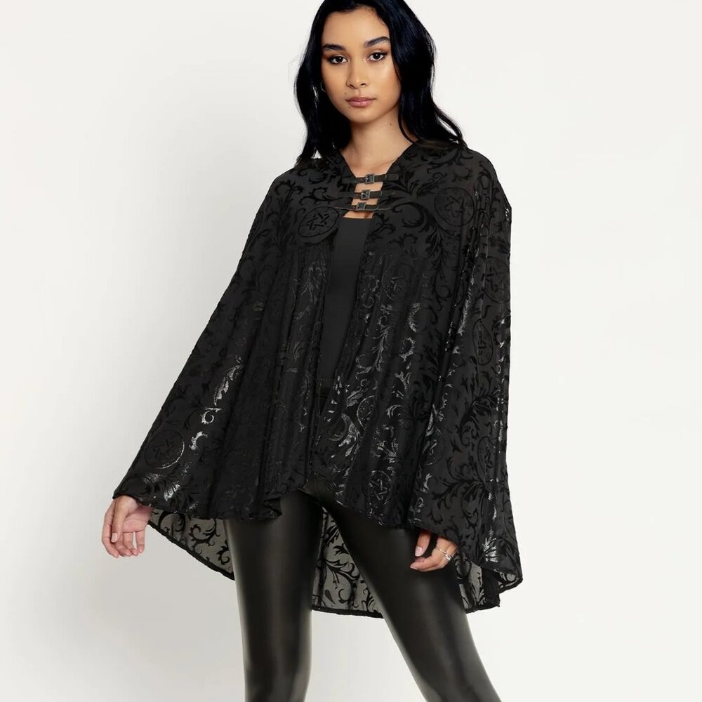 BURNED VELVET YENNEFER CAPE